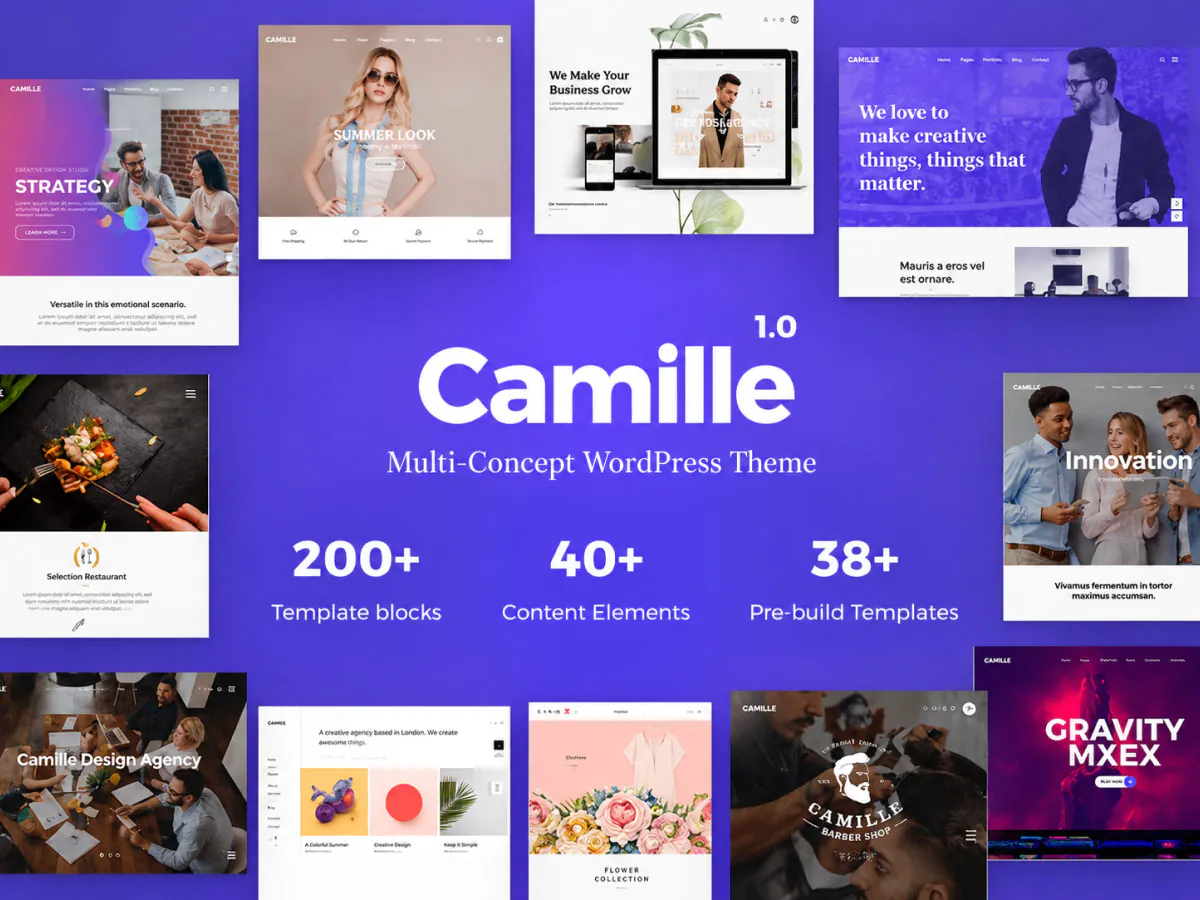 Camille - Multi-Concept WordPress Theme