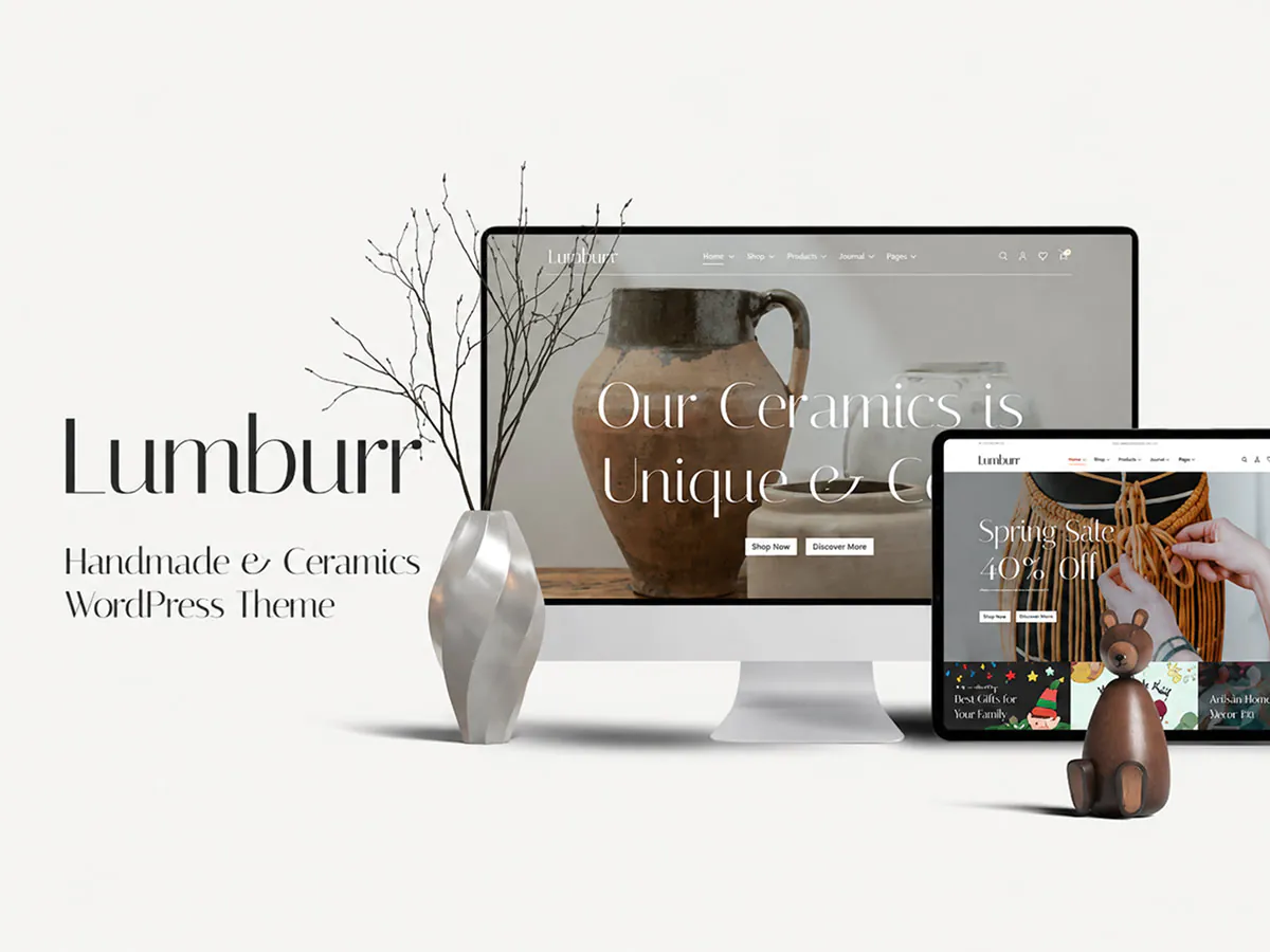 Lumburr - Handmade & Ceramics WordPress Theme