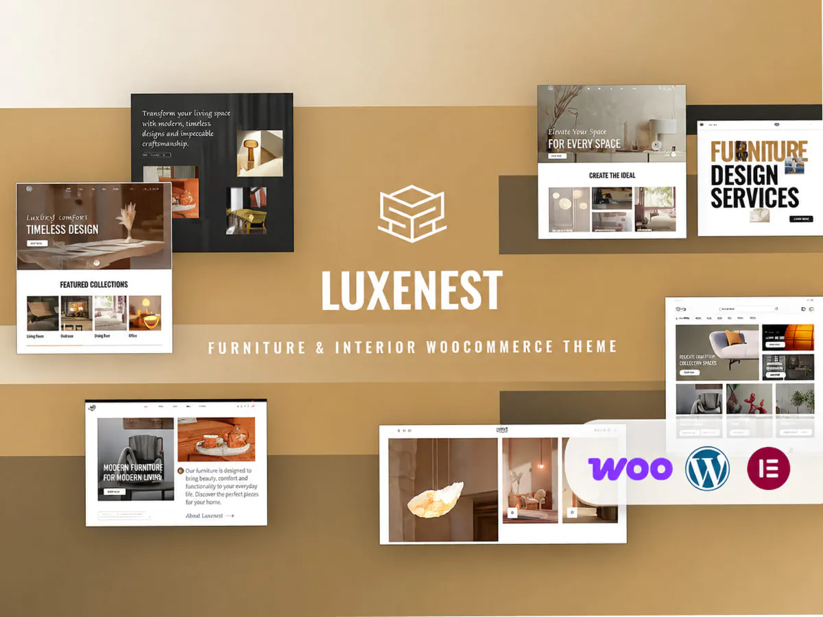 LuxeNest - Furniture & Interior WooCommerce WordPress Theme