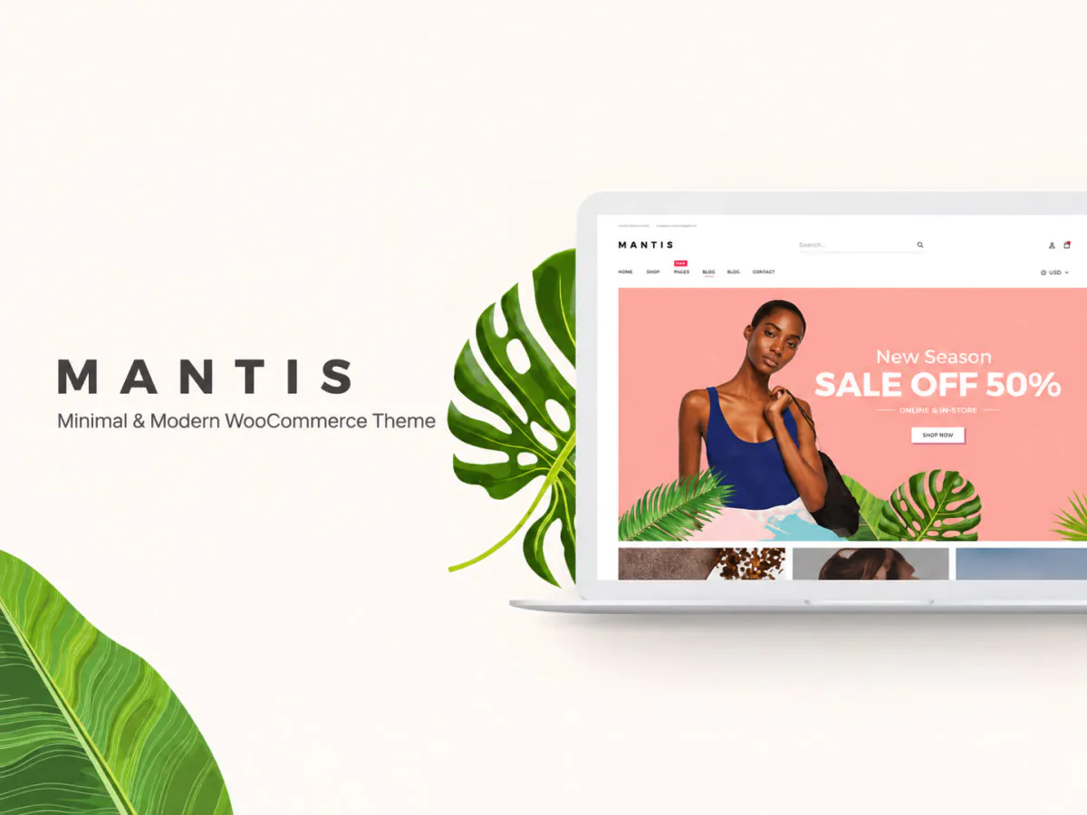 Mantis - Minimal & Modern WooCommerce Theme