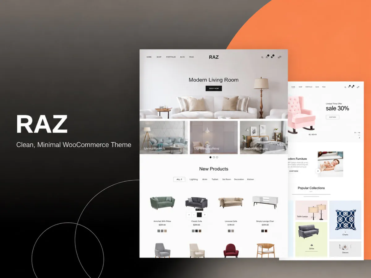 Raz - Minimal WooCommerce Theme