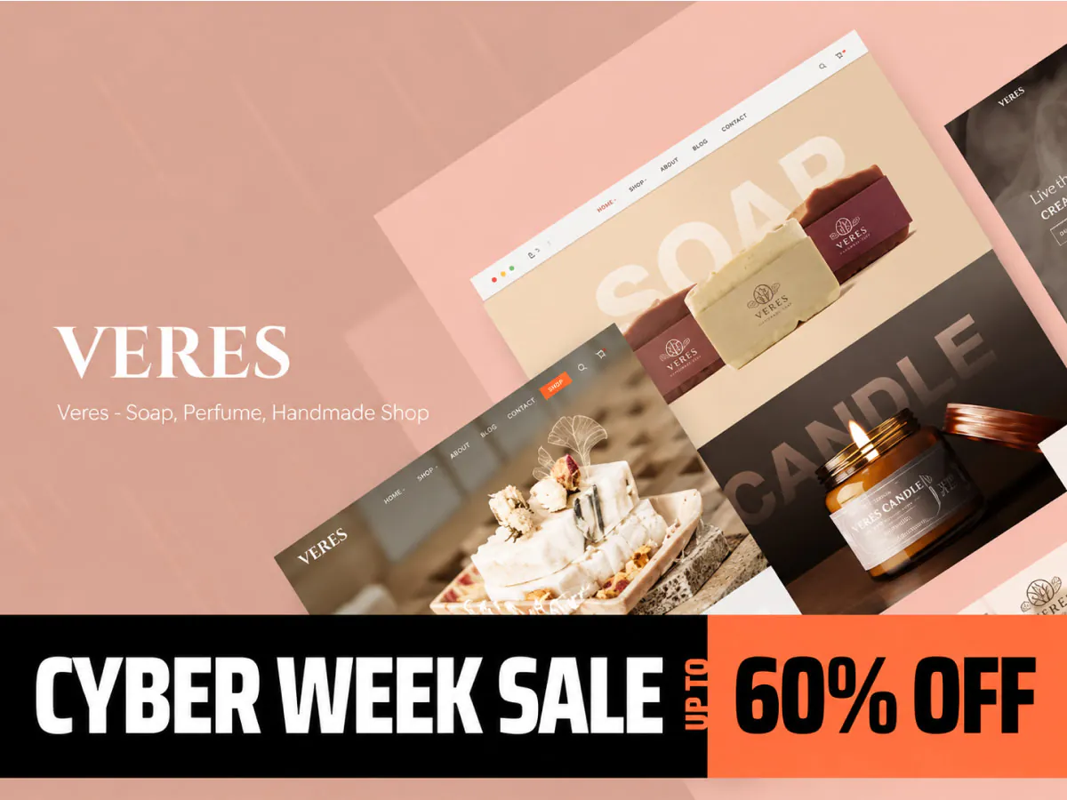 Veres - Handmade Soap & Candles WordPress Theme