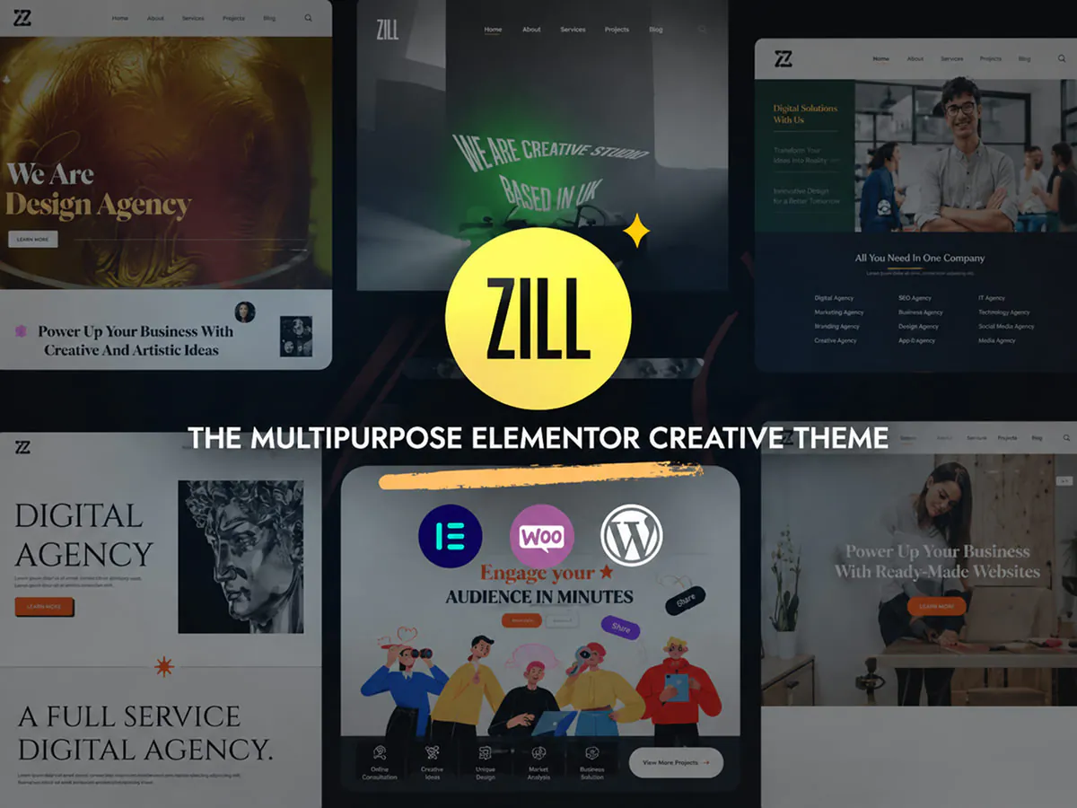 ZILL - Multipurpose Creative WordPress Theme